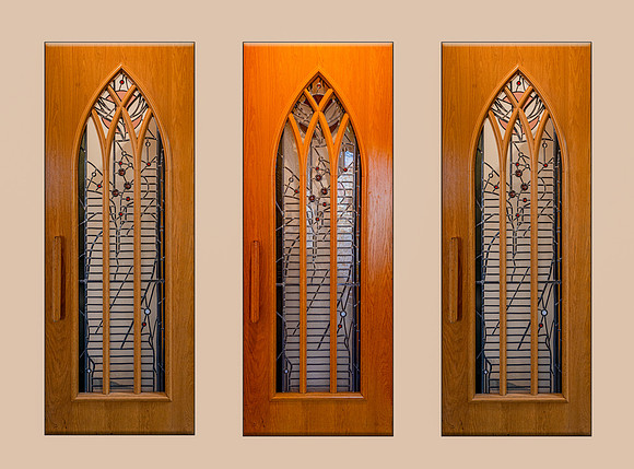 Collage of door